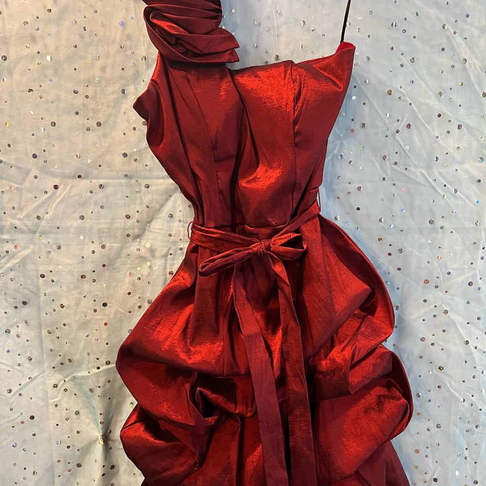 Red Satin dress